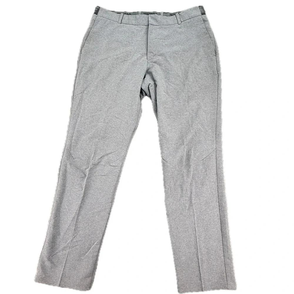 Nike Dri-FIT Golf Pants Mens 34x30 Grey Performance Stretch Trousers